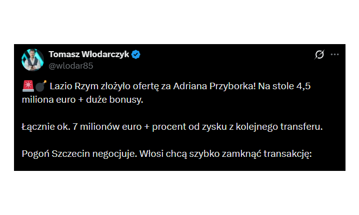 HIT! Lazio zgłosiło się po PIŁKARZA POGONI i oferuje 4,5 MLN EURO!